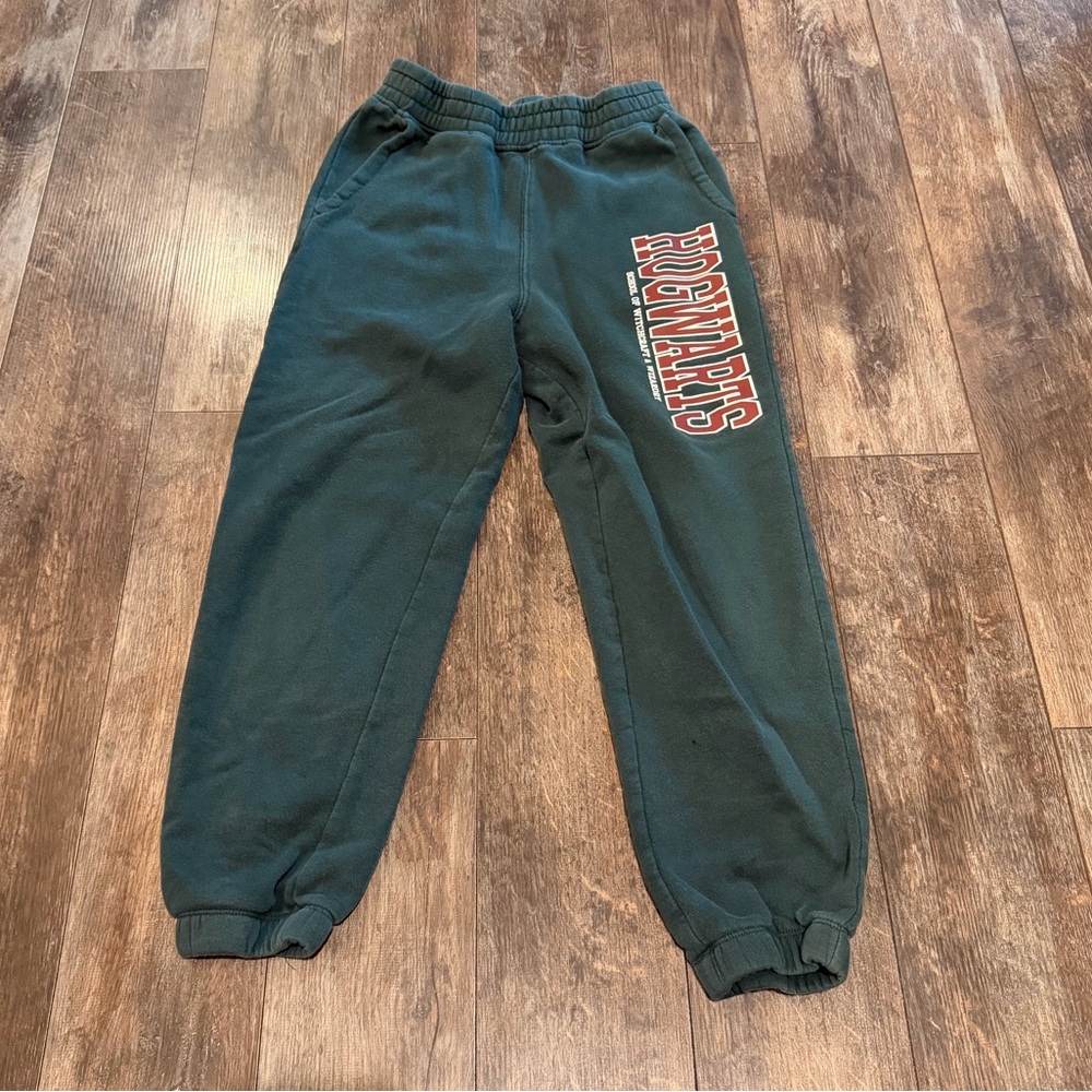 H&M Dark Green Hogwarts Joggers
